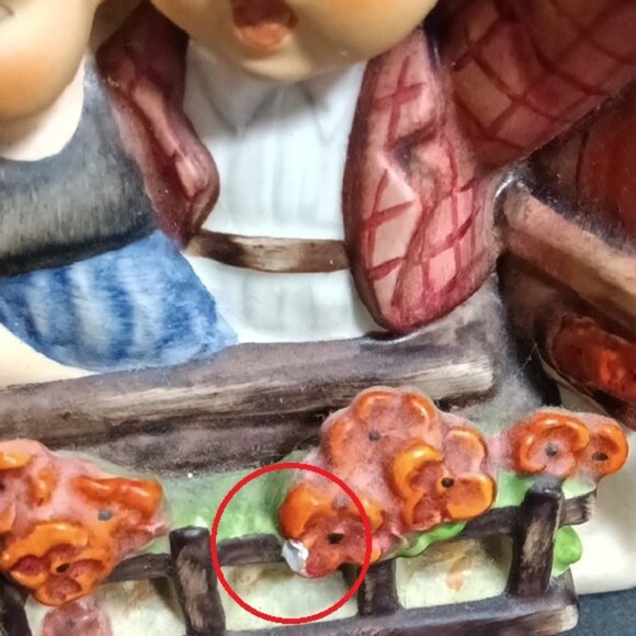 Vintage Hummel Goebel Charming Ceramic Hanging Wall Plaque "Vacation Time #125" - Picture 7 of 7